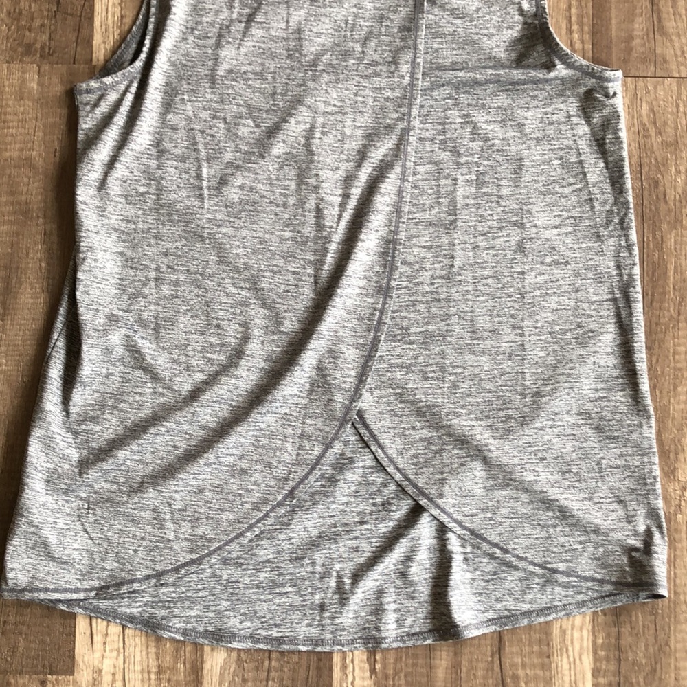 Athleta Sunlover UPF Gray High Neck Tank Top ST - Picture 8 of 11